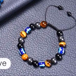 Triple protection Natural Stone Bracelet